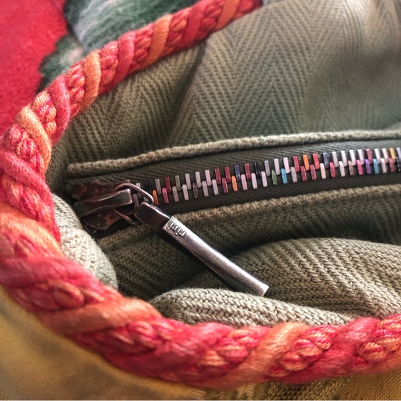 SylvieBags Patchwork Vintage Barkcloth Tapestry Cloth Shoulder Bag Purse OOAK - Picture 12 of 17